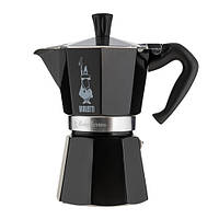 Гейзерна кавоварка Bialetti Moka Express Black (6 чашок - 270 мл)
