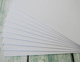 Фоаміран з глітером (блискучий)лист 1мм (24х24см), колір - білий