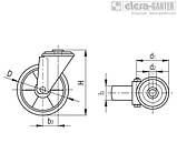 Колесо RE.F5-080-FSL-N (D 200/H 250), фото 2