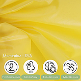 Дитячий плащ-дощовик довгий від дощу багаторазовий на кнопках Sp-Sport Зріст 120-140 см Жовтий (1010), фото 8