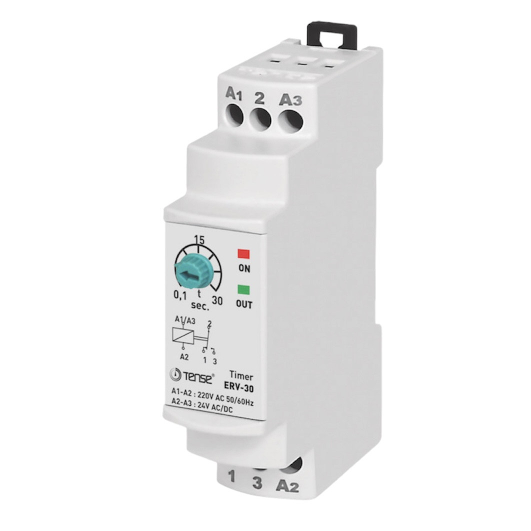 Реле затримки увімкнення до 30 сек, монтаж на DIN
