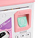 Скарбничка електронна у формі сейфа з кодовим замком Дитяча скарбничка сейф Robot No906 з відбитком, Рожевий, фото 6
