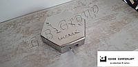Анти вандальная крышка на топливный бак для TIR (Лого + надпись) металл нержавейка для MAN TGS