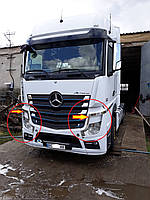 Накладки на фары для "Mercedes-Benz" Actros MP4 (BM963; 2011 2018)