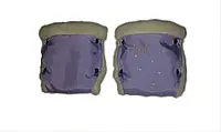 Перчатки - муфта на коляску и санки сиреневый