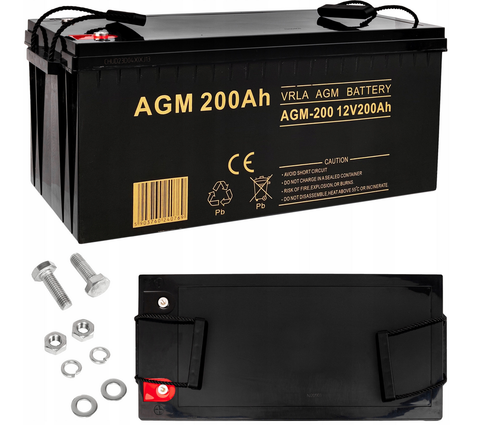 Акумулятор AGM  12В 200Аг Volt Polska