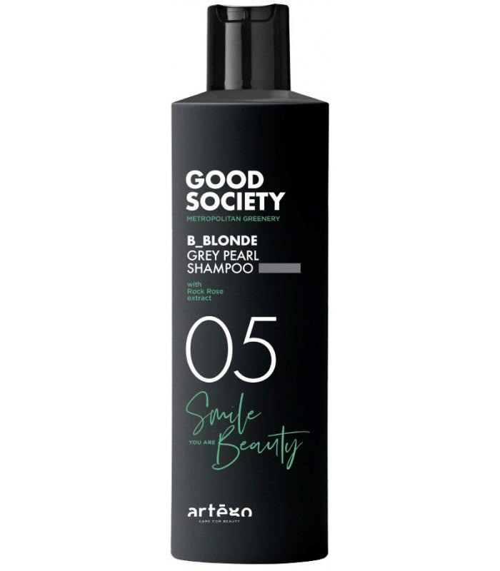 Шампунь відтіночний з попелясто-сірою пігментацією Artego 05 B-Blonde Grey Pearl Shampoo, 250 мл
