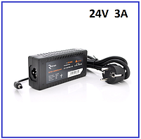 Імпульсний адаптер живлення Ritar RTPSP 24В 3А (72Вт) штекер 5.5/2.5