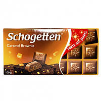 Шоколад "Schogetten Caramel Brownie ("Шогеттен Карамель Брауни"), 100г, Німеччина