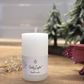 Товсті білі свічки з парафіну 6*10 см горіння 30 годин