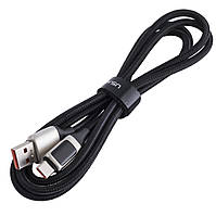Кабель USB US-SJ544 U78 (USAMS) Type-C Digital Display 6A Fast Charging & Data Cable (USAMS) 1.2м белый разъем