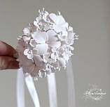 "Позадушна хмара" весільний браслет на руку з квітами для нареченої або Свідниці, фото 5