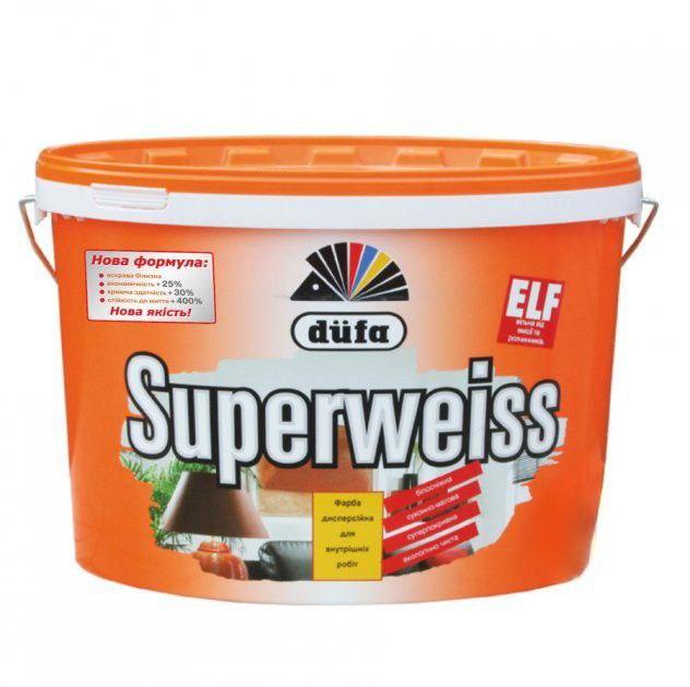 Фарба суперпокривна DUFA SUPERWEISS (ДЮФА СУПЕРВЕЙС) 2.5л, біла