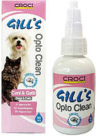 Очні краплі для собак і кішок гігієнічні Croci Gill's 50 мл