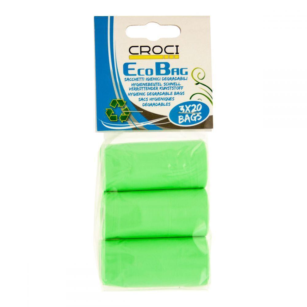 Купить Біорозкладні пакети для фекалій собак Croci ECO BAG 3*20 шт ...