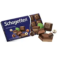 Шоколад "Schogetten Praline Noisettes"(Шогеттен с ореховым пралине), Германия, 100г