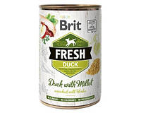 Влажный корм для собак Brit Fresh Duck with Millet с уткой и пшеном 400 г