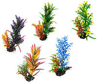 Рослина в акваріум 20-25 см штучна (у асортименті) Croci FLORA ON PEBBLES