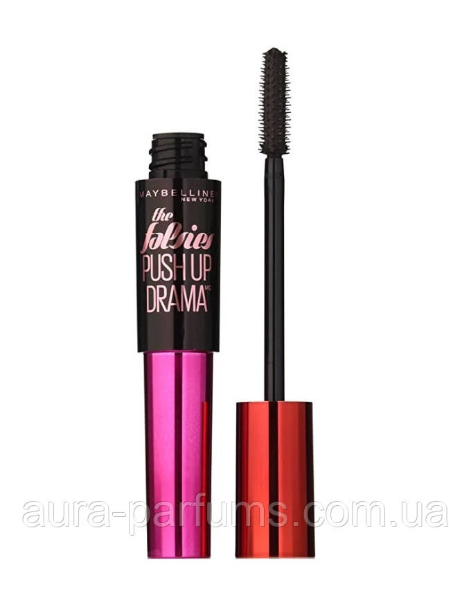 Туш для вій Maybelline The Falsies Push Up Drama Blackest Black