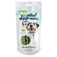Ласощі для чистки зубів у собак з м'ятою Croci Dental Defense Bone 100 г