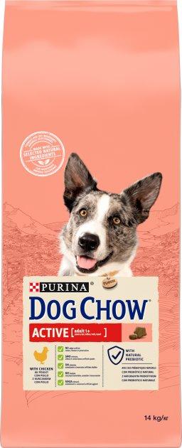 Сухий корм для активних собак 14 кг. Purina Dog Chow Active