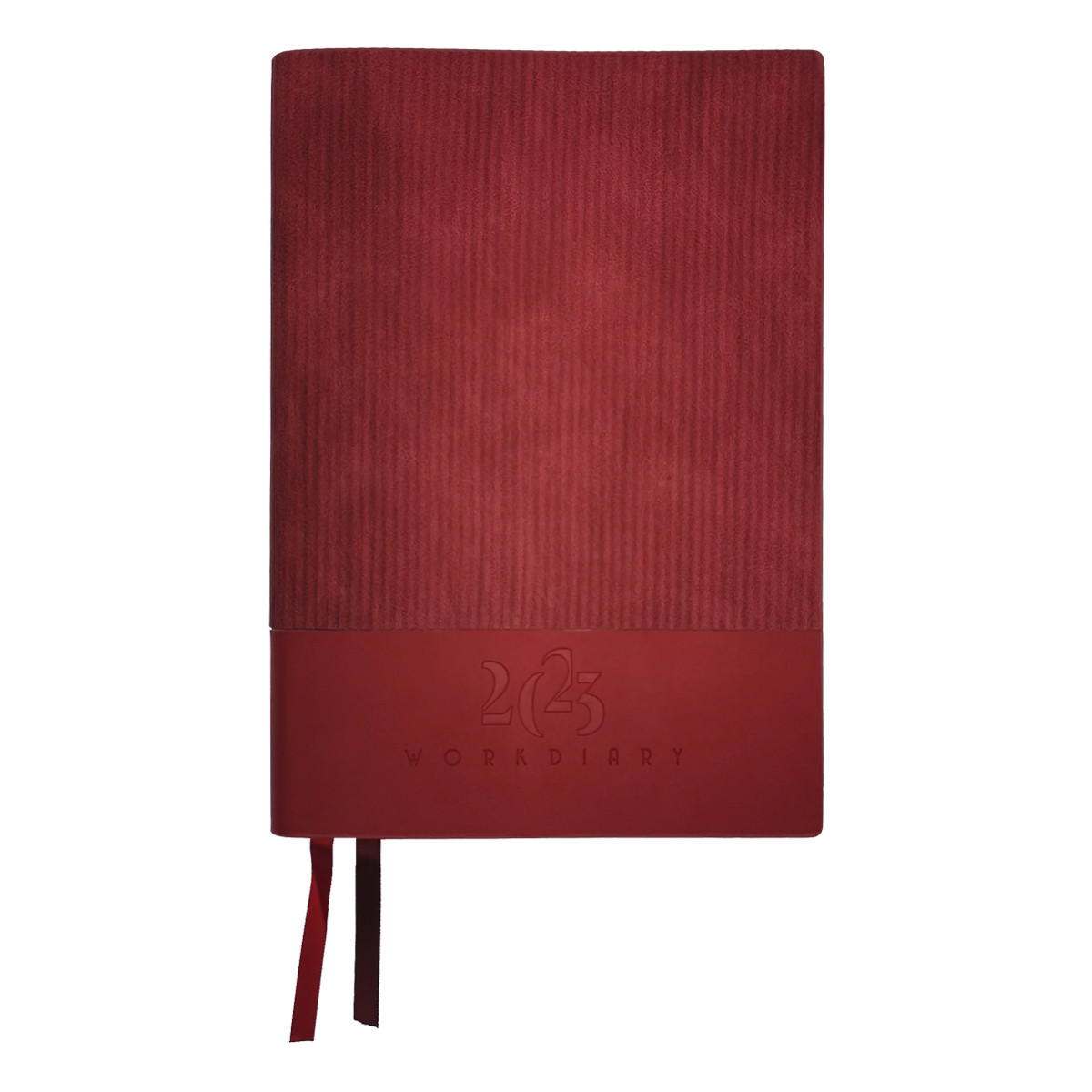 Щоденник А5 Leo Planner недатований Velvet бордовий (252348)