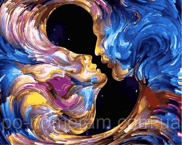 Акційна Картина за номерами Babylon Два світи (VP1452) 40 х 50 см, фото 1