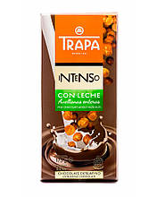 Шоколад молочний із цільним фундуком Trapa Intenso Milk Chocolate Whole Hazelnuts 29%, 175 г