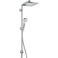 Душевая система hansgrohe Crometta E 240 1jet Showerpipe Reno EcoSmart 27289000 хром