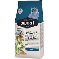 Сухой корм для кошек Ownat Classic Cat Adult Fish с рыбой 1.5 кг