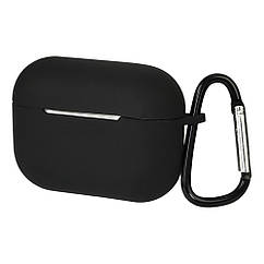 DR Чохол силіконовий із карабіном для Apple AirPods Pro колір 01 чорний