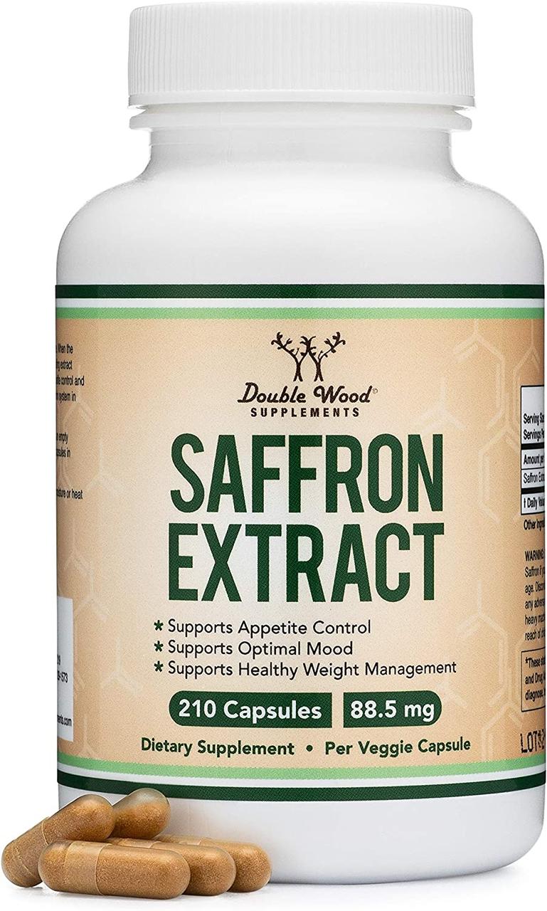 Double Wood Saffron Extract / Екстракт шафрану Контроль апетиту та переїдання 210 капсул