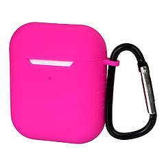 DR Чохол силіконовий із карабіном для Apple AirPods/AirPods 2 кольори 17 рожевий