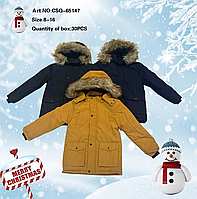 Зимние куртки для мальчиков на меху  Seagull, 8-16 лет.оптом   CSQ-65147