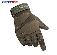 Полнопалые перчатки, мужские перчатки, военные перчатки, спортивные рукавицы, перчатки ЗСУ, молодежные перчатк