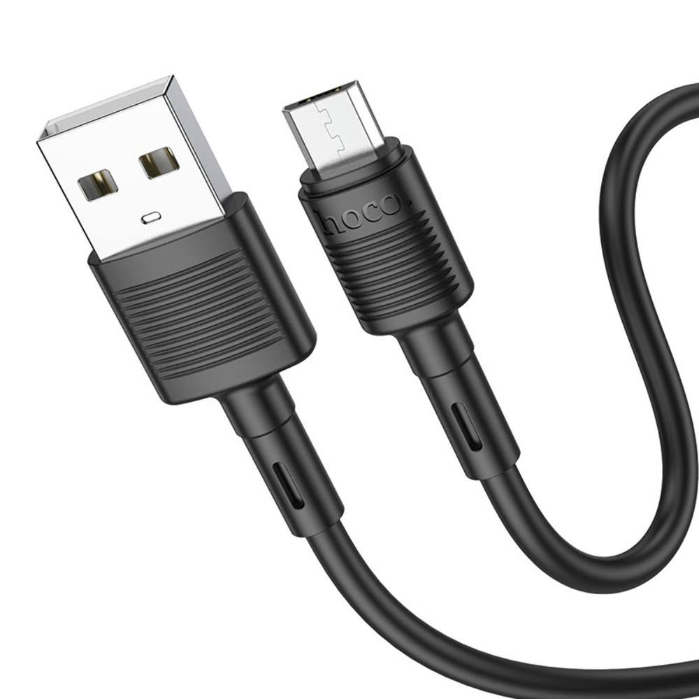 DR Кабель Hoco X83 USB to MicroUSB 1m black, фото 1