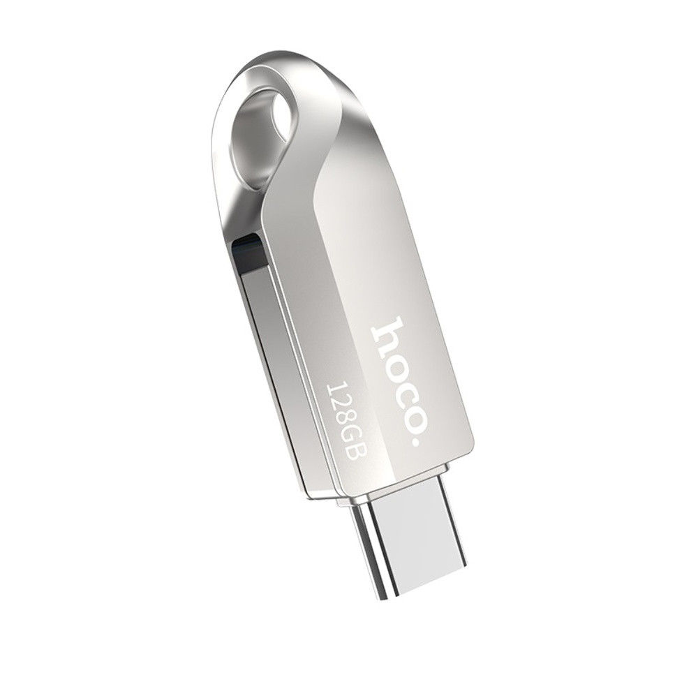 DR USB-накопичувач Hoco UD8 128 GB Smart Type-C 3.0 сріблястий, фото 1