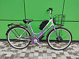 Електровелосипед Lady "Либідь" 500 W 10,4ah 48V e-bike, фото 2