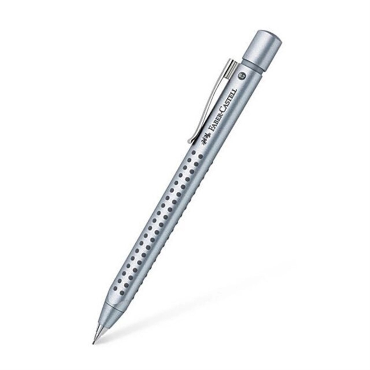 Олівець механічний 0,7 мм Grip 2011, срібний 131211, Faber-Castell