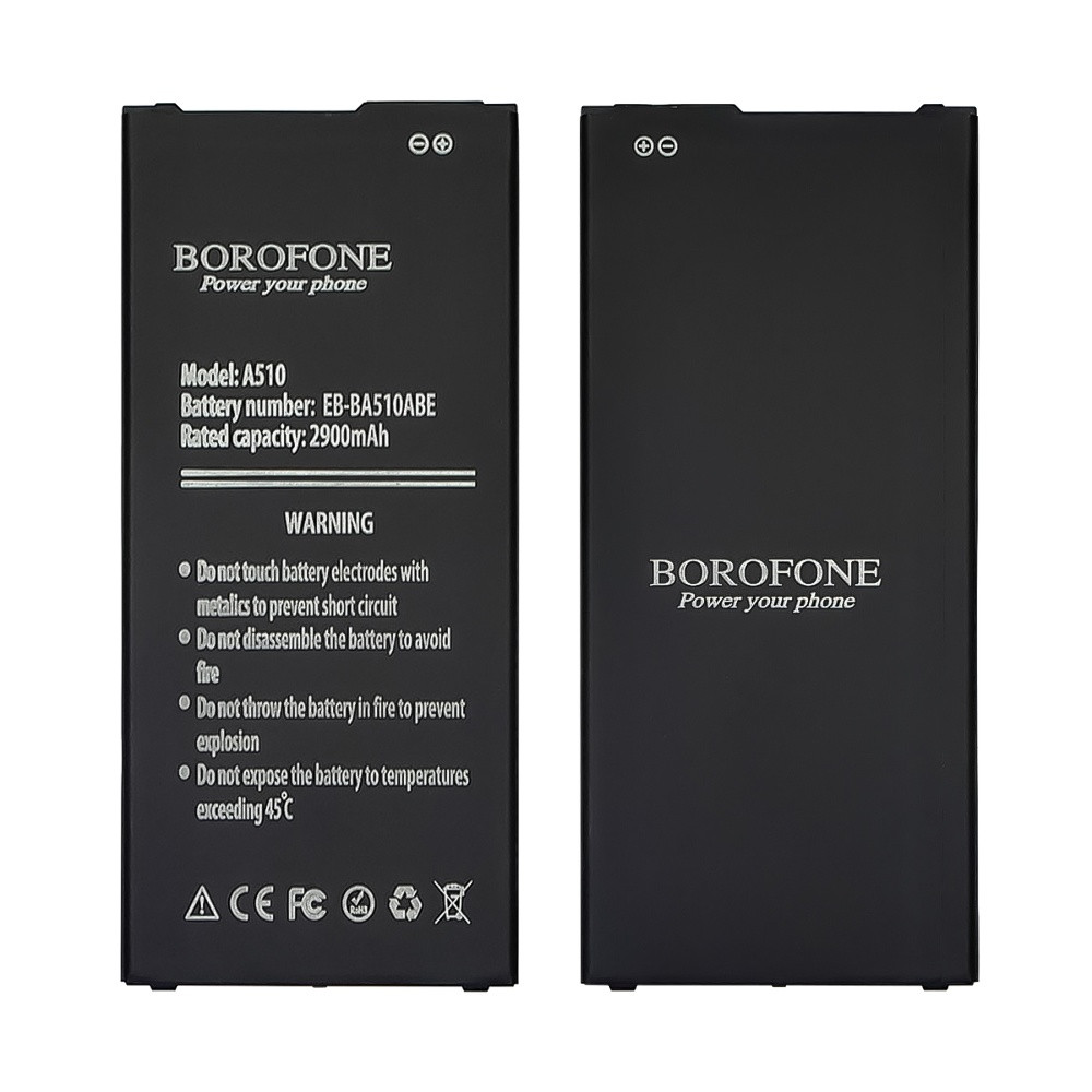 DR Аккумулятор Borofone EB-BA510ABE для Samsung A510 A5 (2016), фото 1
