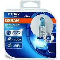 Автолампи Osram Cool Blue Intense H1 12V 55W 4200K (комплект 2шт)