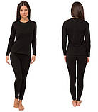 Комплект термобілизни жіночий с 44 по 50р TM Intimo Туреччина чорний, фото 2