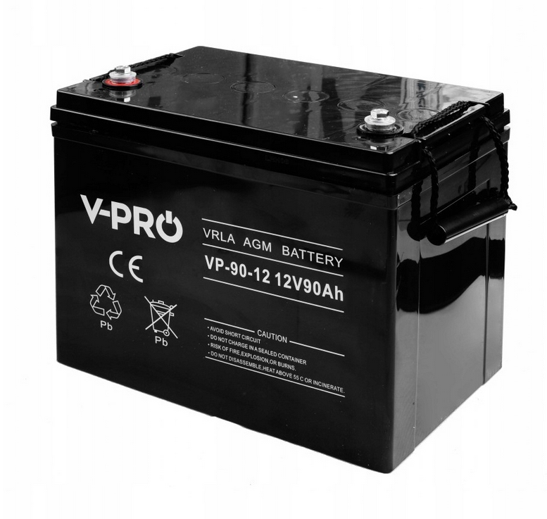 Акумулятор гелевий Volt Poland AGM VPRO 12V 90Ah
