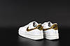 Жіночі кросівки Nike Air Force 1 White Snake Аir (Білі) Найк Аір Форс зі зміїним знаком низькі шкіряні демісезон, фото 6