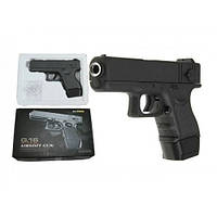Детский пистолет "Glock 17 mini" Galaxy G16 Металл, черный