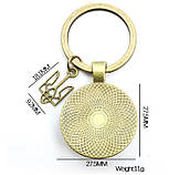 Брелок металевий Герб України, фото 2