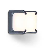 Настенный уличный светильник LED 9Вт 3000К алюминий темно-серый 12.5х15х15 см