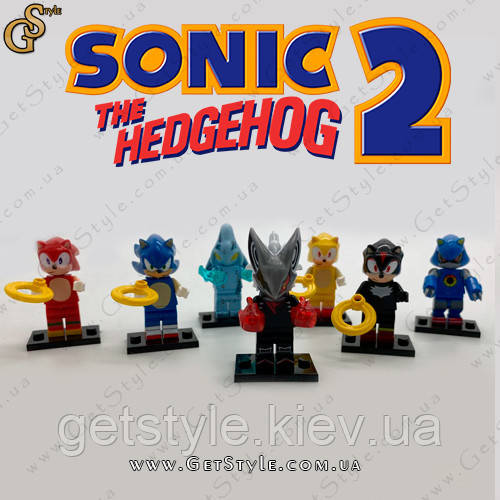 Набір фігурок Сонек Sonic Hedgehog 7 шт.