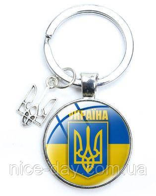 Брелок металевий Герб України
