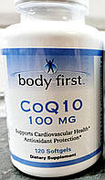 Body First, Coenzyme CoQ10 100 мг (120 капс.), коэнзим Q10